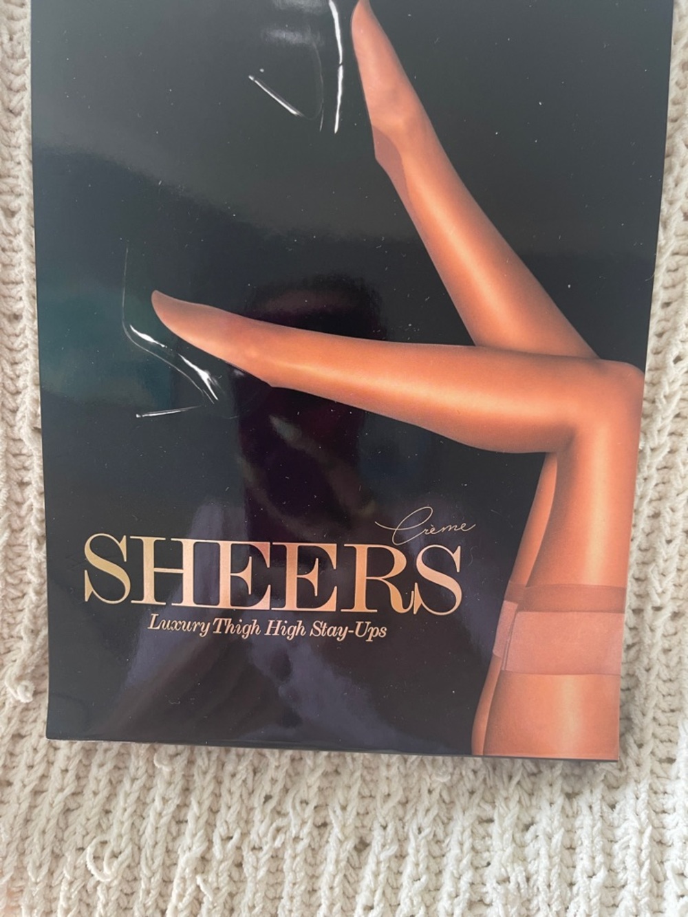 Honey Birdette Sheers Luxury Thigh Highs - Creme